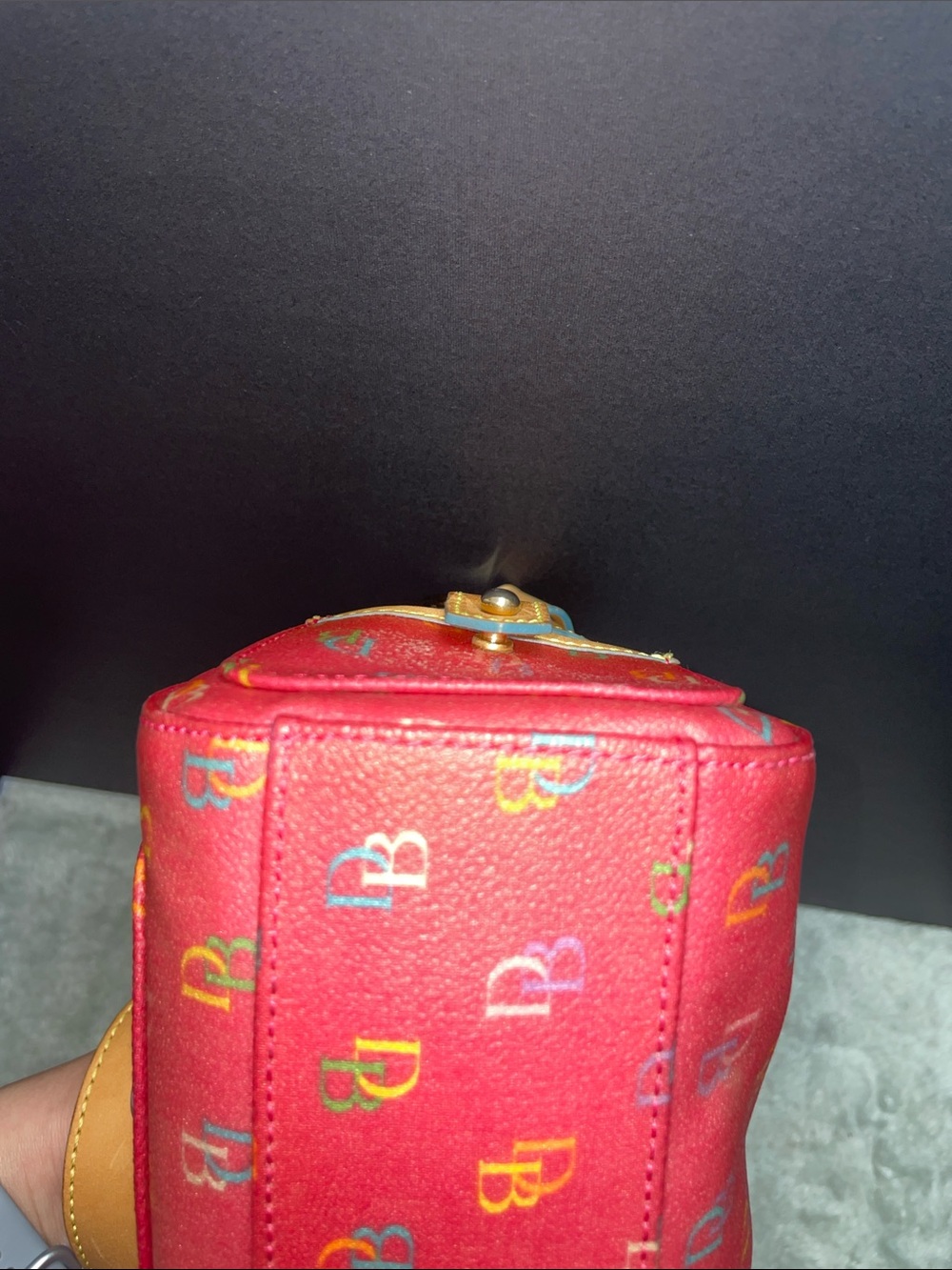 Vintage Dooney & Bourke Rainbow Baguette - Picture 7 of 17